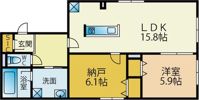 Lu Pionia（ル ピオニア）の間取り画像