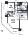 ライオンズマンション札幌スカイタワーの間取り画像