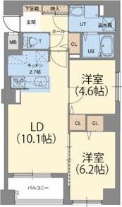 エナコート南円山の間取り画像