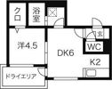 ロジュマン北円山の間取り画像