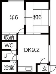 サッポロフラワーハイツの間取り画像