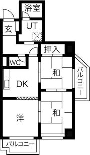 シャンボール中島公園の間取り画像