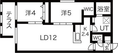 ホクエイヒルズの間取り画像