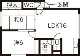 アドゥスィール IIの間取り画像