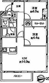 ライオンズマンション宮の森第二の間取り画像