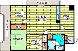 朝日プラザ偕楽園の間取り画像