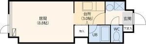 藤井ビル北23条の間取り画像