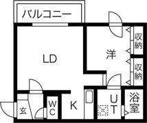 カトラン麻生の間取り画像
