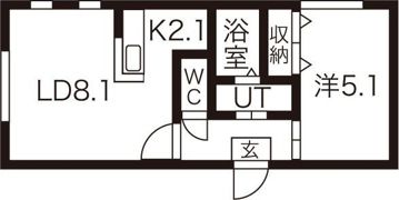 ソアーヴェ麻生の間取り画像