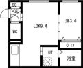 CLARICE麻生（クラリーチェアサブ）の間取り画像
