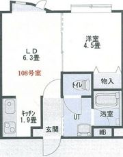 LEE SPACE麻生IIの間取り画像