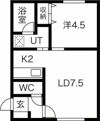 シャトーN21の間取り画像