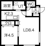 ラグナベルデ北34条の間取り画像