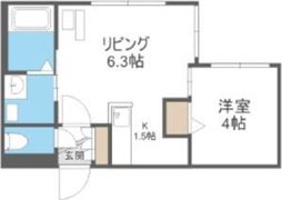 PRIMECOURT北円山の間取り画像