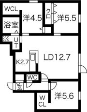 GLASS MARE HACHIKENの間取り画像
