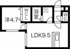 ティアラ南郷の間取り画像