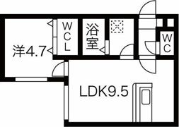 ティアラ南郷の間取り画像