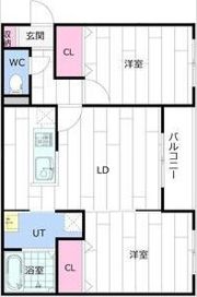 Modest澄川の間取り画像