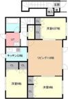 ベルリード西町C棟の間取り画像
