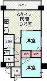第88松井ビルの間取り画像