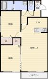 アビタ発寒Iの間取り画像