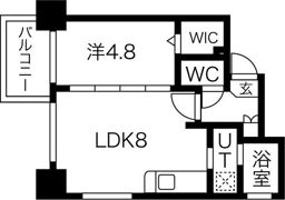 クラッセ北大通りIIIの間取り画像
