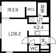 Livease N33（リヴィースエヌ33）の間取り画像