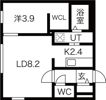 Livease N33（リヴィースエヌ33）の間取り画像