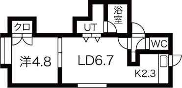 ホープ麻生6の間取り画像