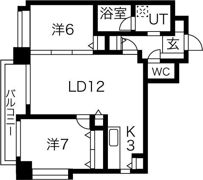 ノヴァ知事公館前の間取り画像