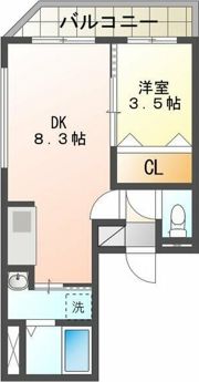 クラークサイドSAPPOROの間取り画像