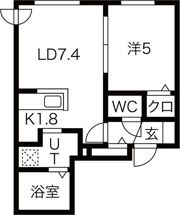 アーポルテの間取り画像