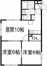 ブランネージュ北郷の間取り画像