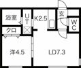 7th regal（セブンスリーガル）琴似の間取り画像