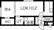ワールドパレス札幌中央の間取り画像