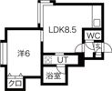リーベンス南10条の間取り画像