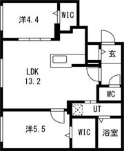 lukka栄通（ルッカ）の間取り画像