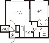 プリマクラッセ環状通東の間取り画像