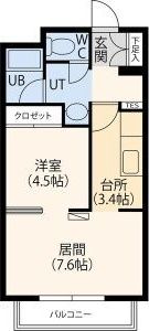 藤井ビル北11条IIの間取り画像