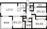 グレイス北16条の間取り画像