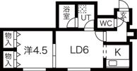 LEE SPACE新道東IIIの間取り画像