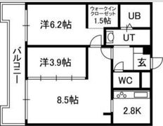 アルファスクエア円山の間取り画像