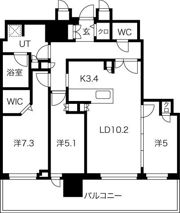 ONE札幌ステーションタワーの間取り画像