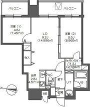 レジディア南一条イーストの間取り画像