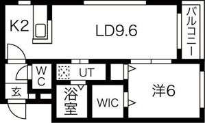 レジーナ南4条の間取り画像