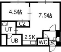 エポック南7条館の間取り画像