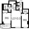 大通シャトー桂和西16の間取り画像