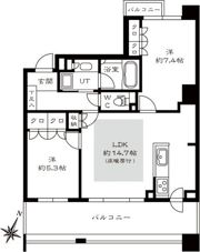 【分譲賃貸】パークホームズ大通公園南の間取り画像