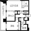 LEONE中島公園の間取り画像