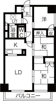 オークコート141の間取り画像
